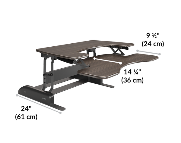 the base of the converter is 24 inches deep