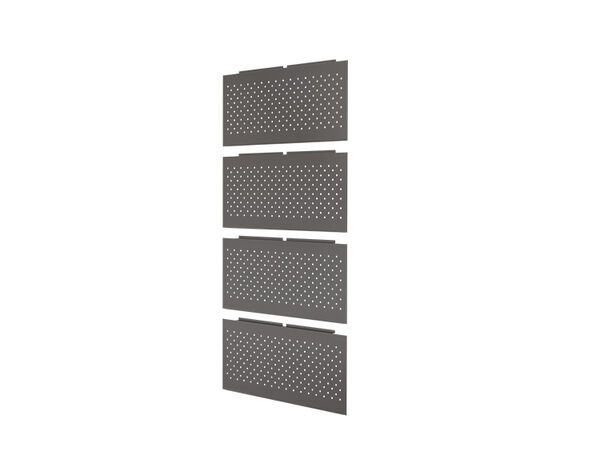 five tier back panel comes with four pieces 