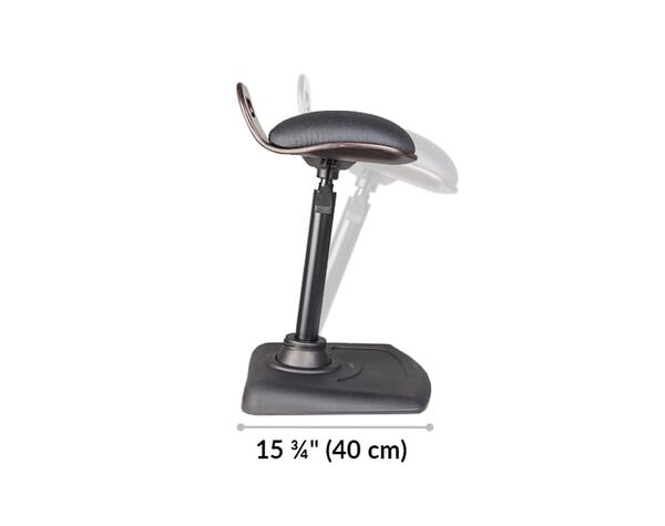 Vari active seat base length 15 and 3 quarter inches