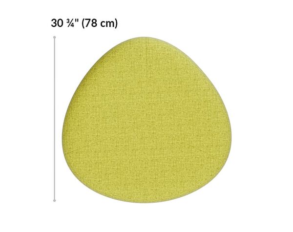 small ottoman is 30 and 3 quarter inches long