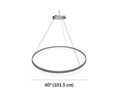 halo pendant 40 inch has a 40 inch diameter