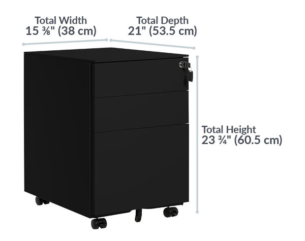 cabinet is 19 inches deep, 15 and 1 fourth inches wide
