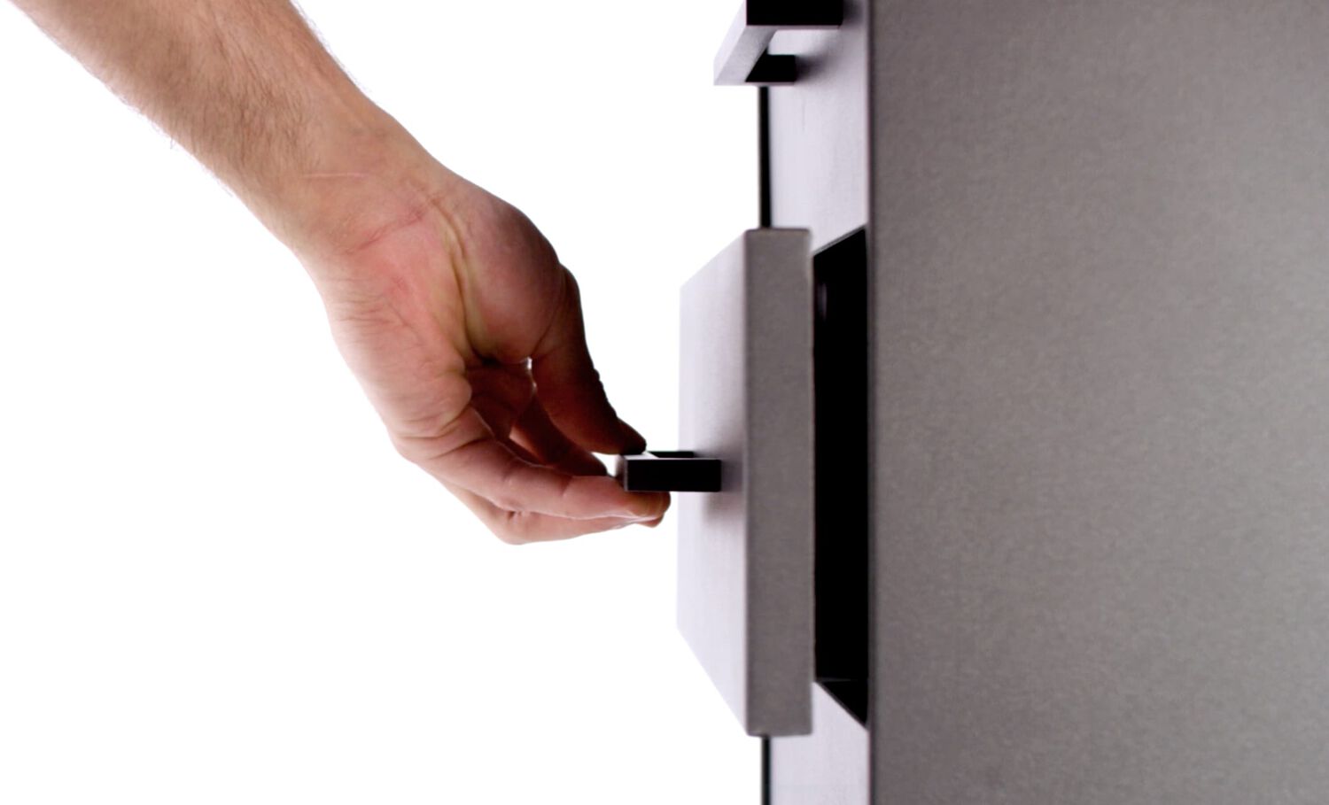 vari storage seat drawer handle
