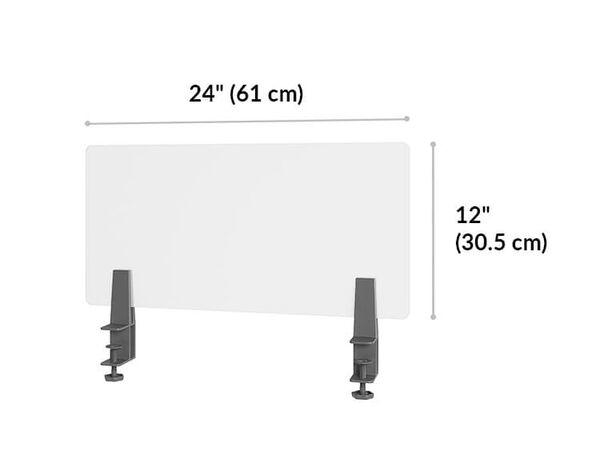 privacy panel is 12 inches tall
