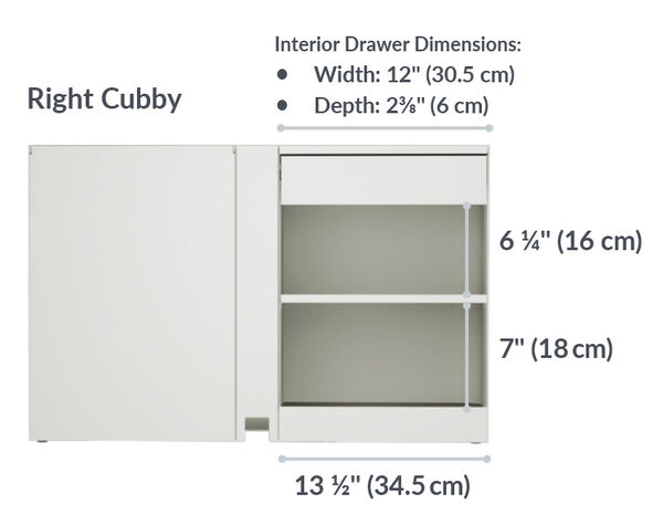vari desk hook is four and three quarter inches tall from base to top of hook