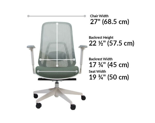 chair depth is twenty six and a half inches