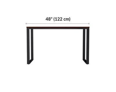 Essential Desk 48x24 Two Leg desktop is 48 inches wide