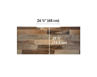 reclaimed wood vari table 60 by 30 desk length 30 inches