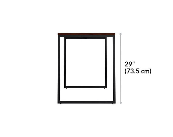 Essential Desk 48x24 Two Leg height is 29 inches
