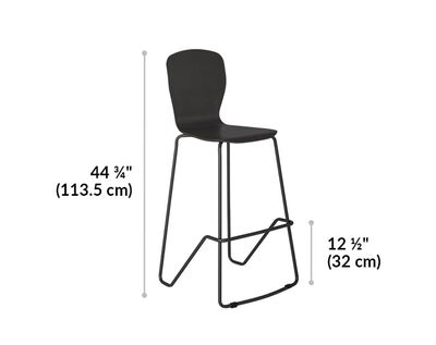 wood conference chair seat is 15 inches deep