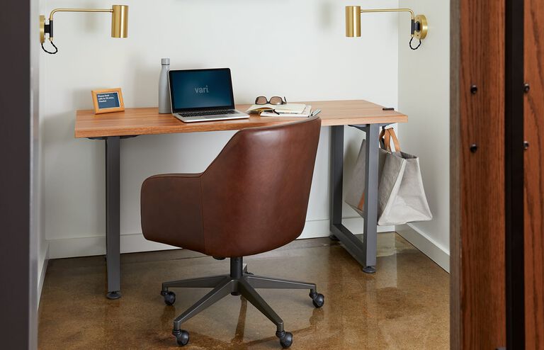 Office with Vari table 60 by 24