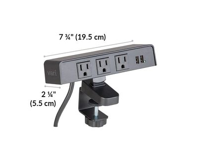 power hub is 7 and a three quarter inches long