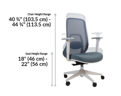 chair height max is forty inches