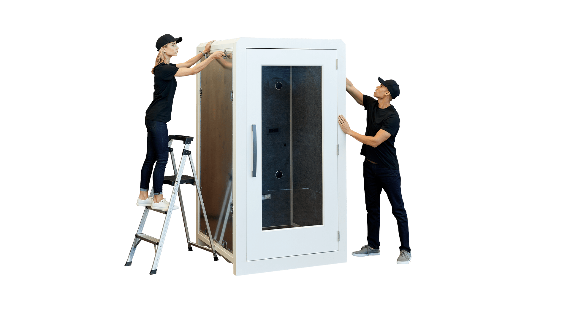 assembling a vari privacy booth