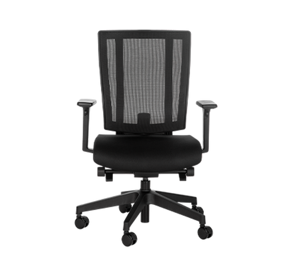 task chair on white background in black