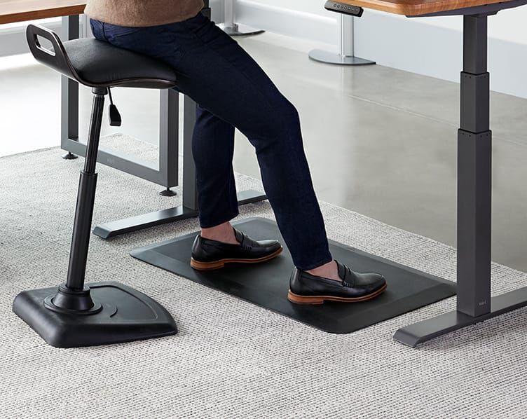 mat seen supporting professional while they use the Active Seat