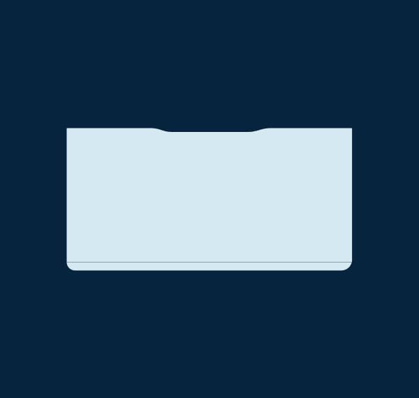 overhead image of a rectangle desk