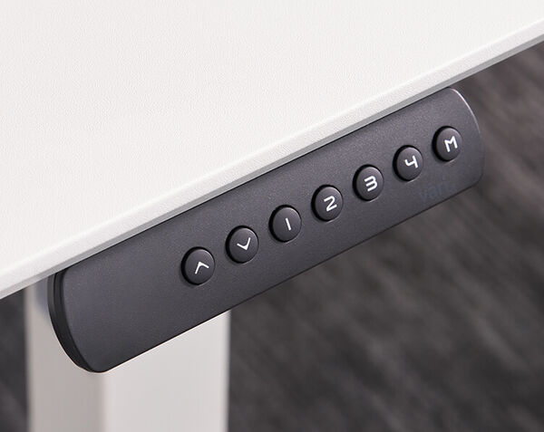 essential electric standing desk 48x24 control panel