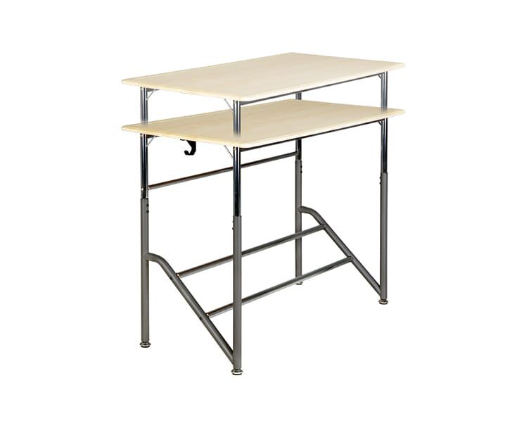 vari standing school desk for two height positions