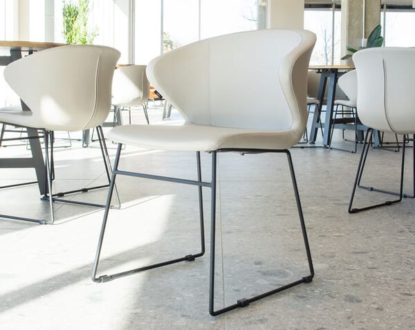 full view of cafe chair