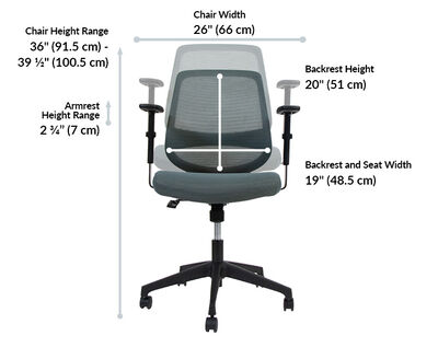 chair height max is forty inches