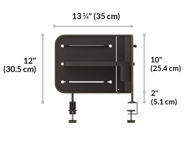 corner accessory panel side view spec