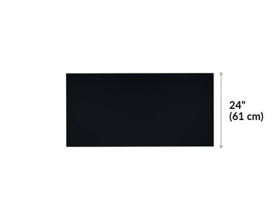 Essential Desk 48x24 Four Leg desktop depth is 24 inches