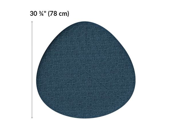 small ottoman is 30 and 3 quarter inches long