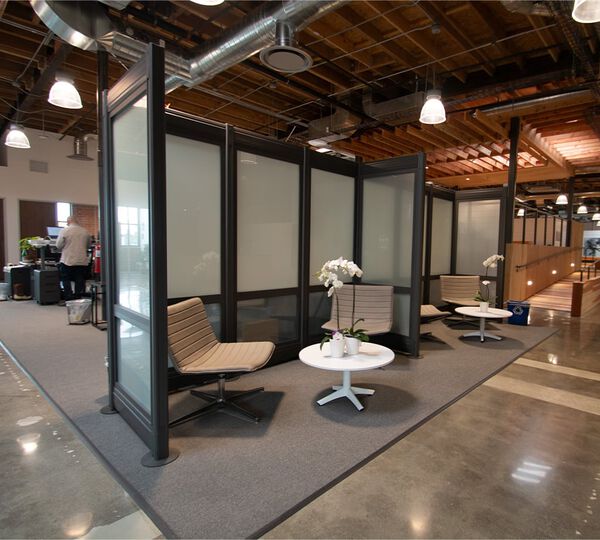 Hawke Media office furnished by Vari