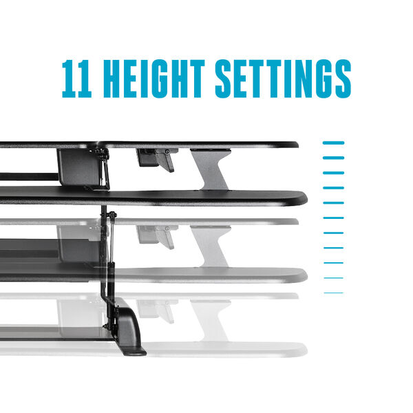 VariDesk Cube Corner height adjustment mechanism