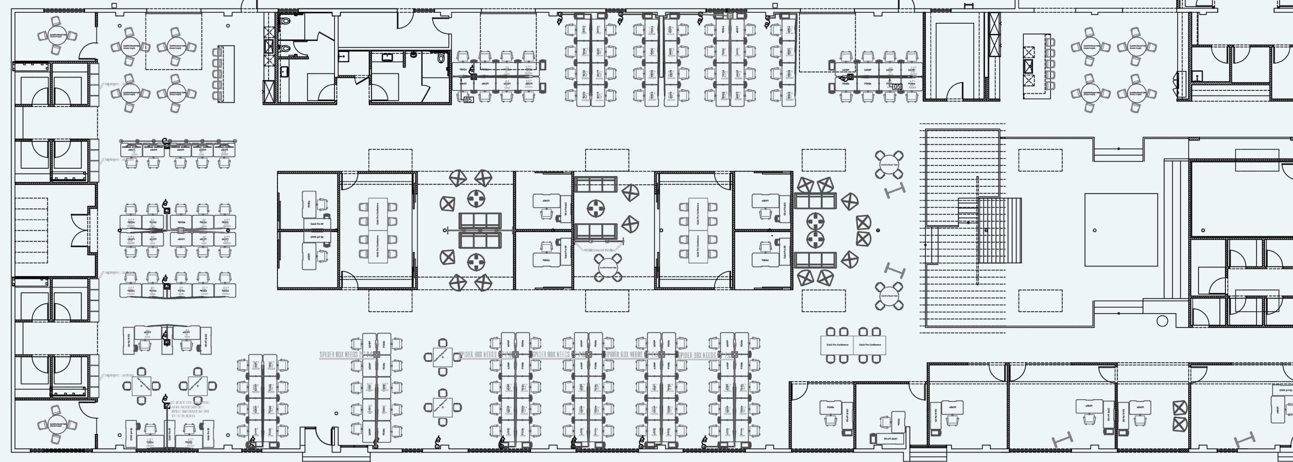 floor plan for hawke media space  image