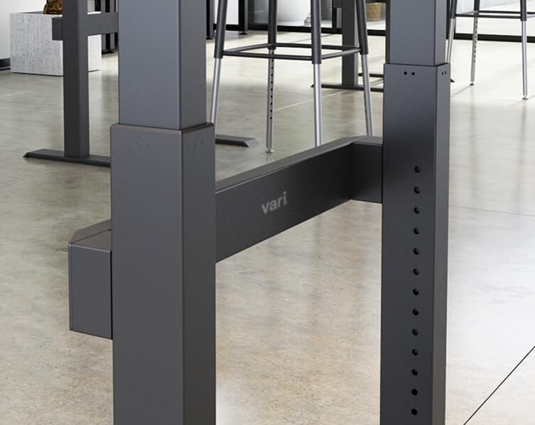 steel crossbar seen up close