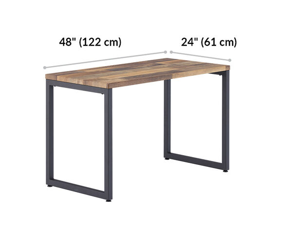 reclaimed wood vari table 48 by 24 width 48 inches