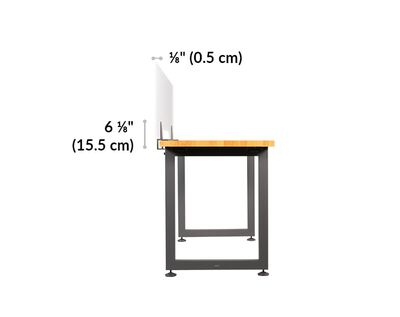 privacy panel is 0.13 inches thick