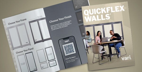 front cover of the quickflex walls booklet