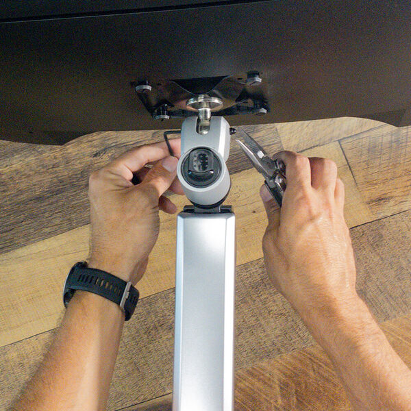 tightening bolt to hold monitors