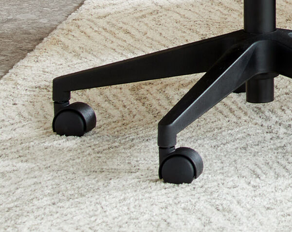 closeup view of hard casters