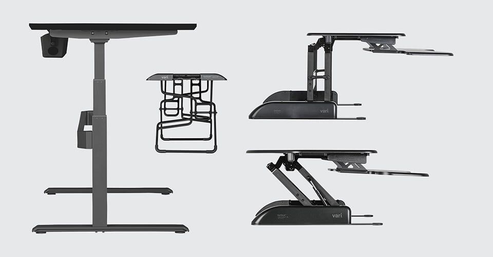 Height Adjustable Standing Desk Guide Vari