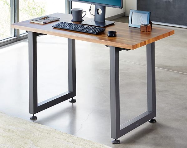 Professional office set up on Vari Table 48 by 24