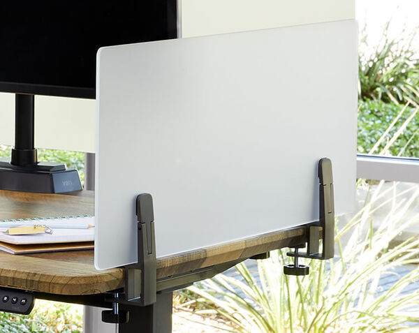 Vari acrylic privacy panel 30 close up