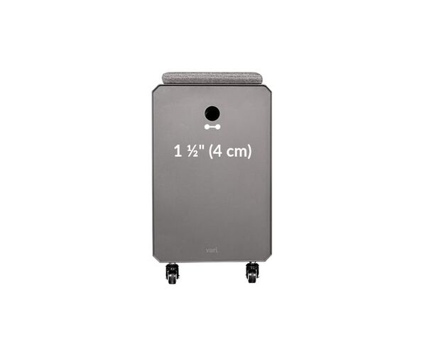 round cable opening in back is 1 and a half inches in diameter