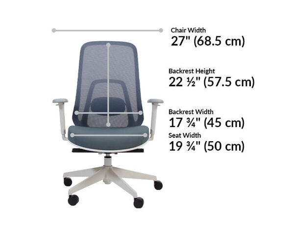chair depth is twenty nine and a half inches