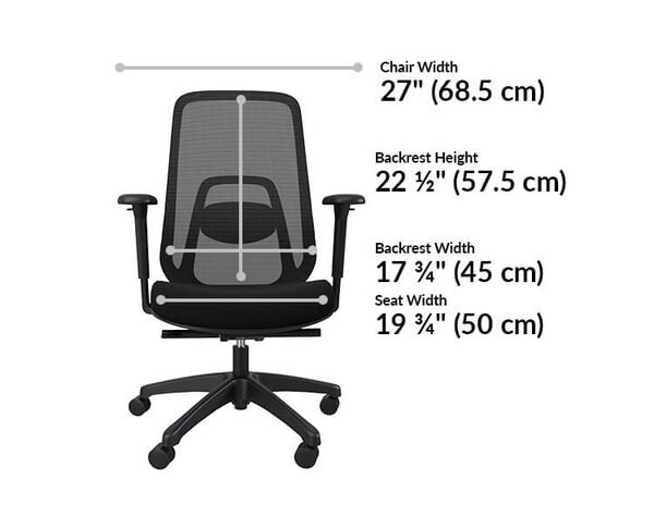 chair depth is twenty nine and a half inches