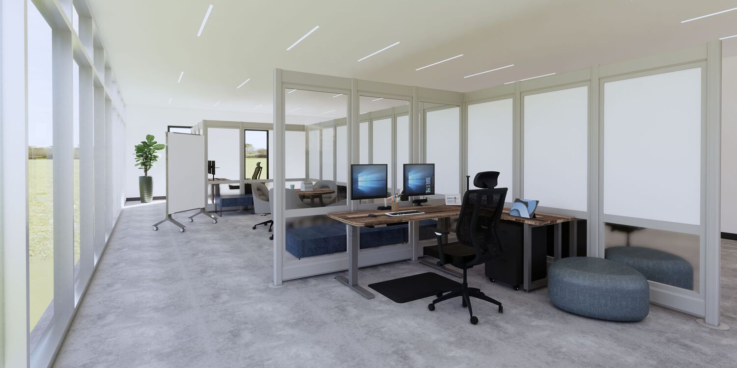 group meeting office setup