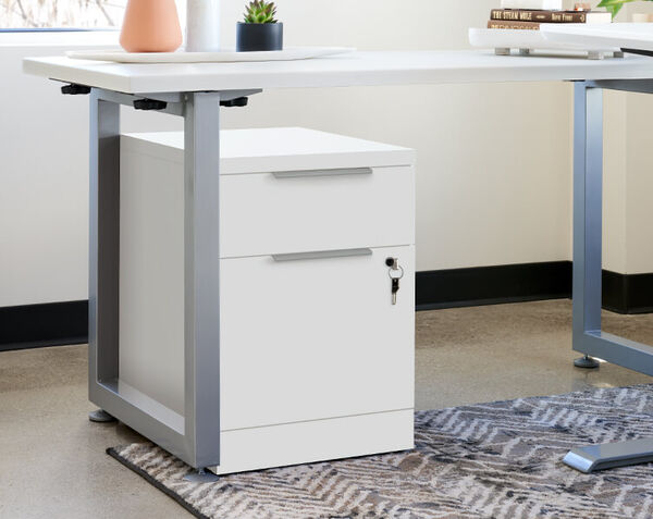 executive file cabinet in office setting