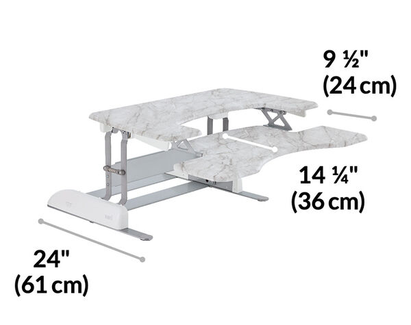pro plus thirty six converter base is twenty four inches deep