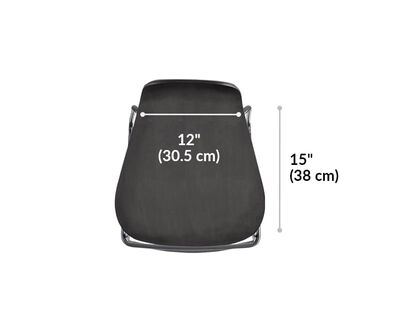 wood conference stool seat is 15 inches deep