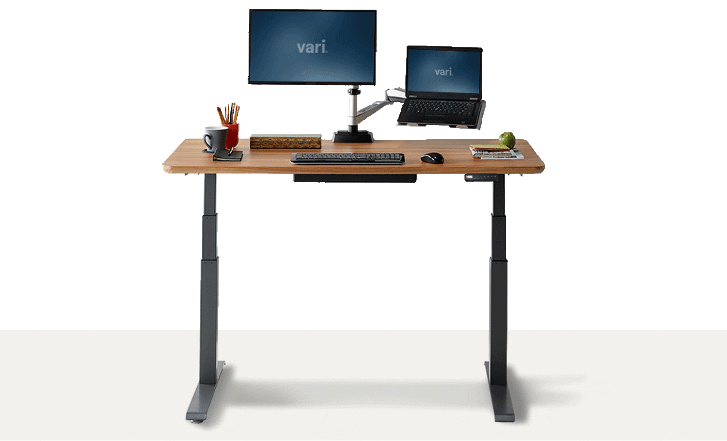 Electric standing store desk vari