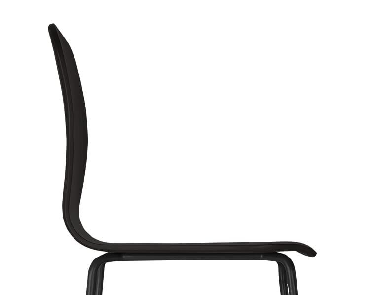 chair from side on white background