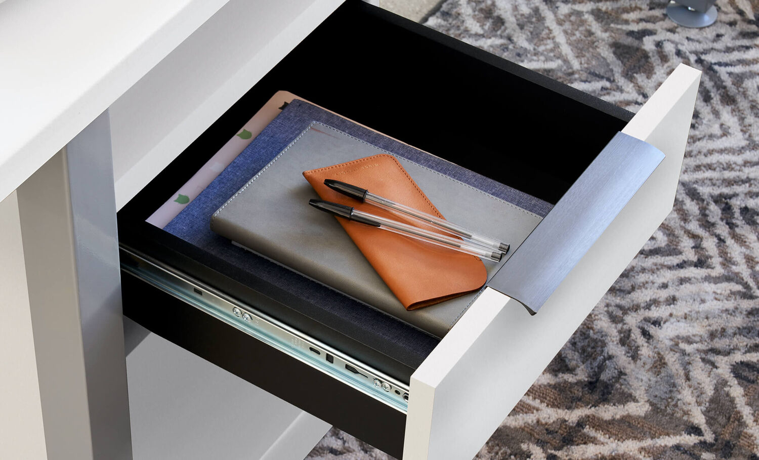 top drawer of executive